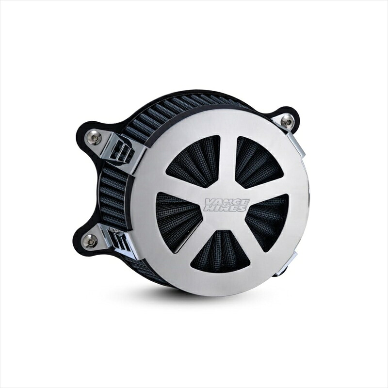 バイクパーツ バンスアンドハインズ VO2 エアインテイク Radiant V レイディエントファイブ クローム 71462 4550255770204 M8 17-22