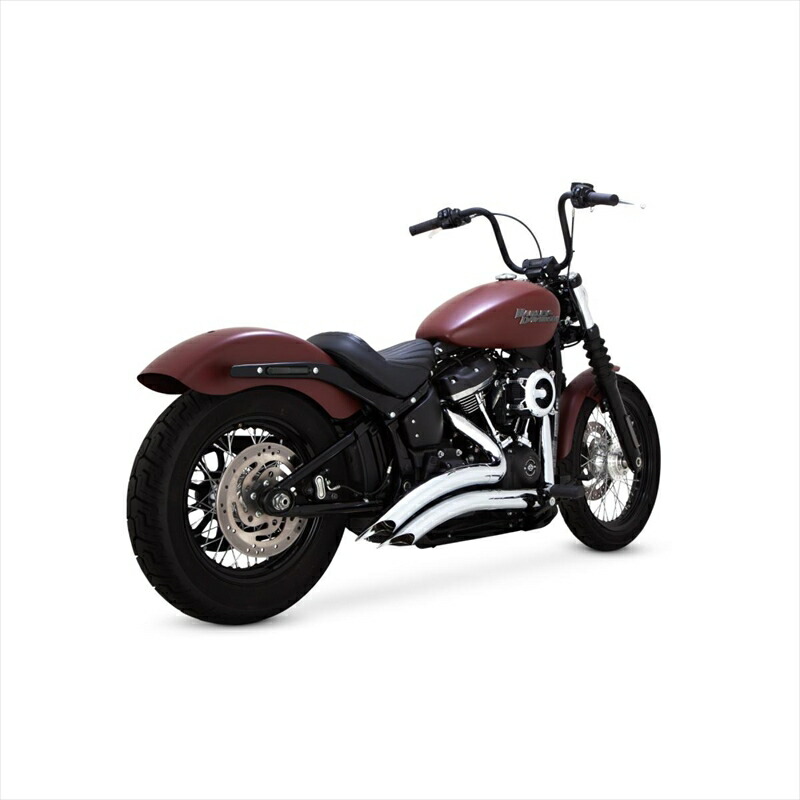 バイクパーツ マフラーバンスアンドハインズ BigRadius 2-2 PCX ビッグラディウス2-2 クローム マフラー1800-2567 4550255783105SOFTAIL 18-22|バイク用品はとやグループ2号店