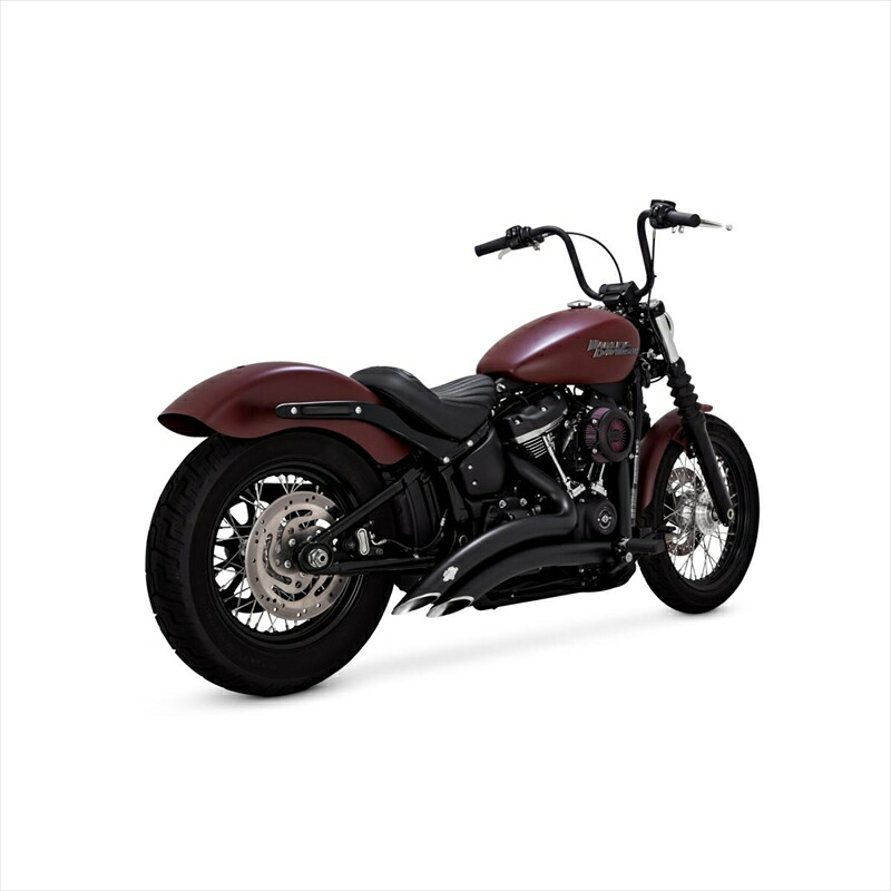 【5日前後で発送】 バイクパーツ マフラー バンスアンドハインズ BigRadius 2-2 PCX ビッグラディウス ブラック マフラー 1800-2568 4550255783167 SOFTAIL 18-22