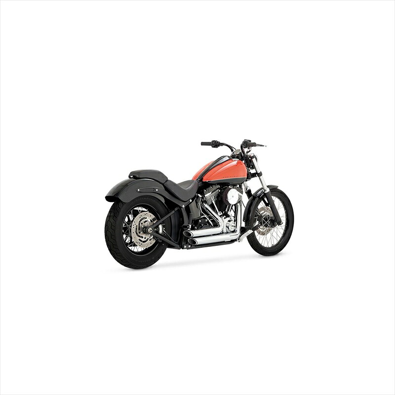 バイクパーツ マフラー バンスアンドハインズ ShortShots Staggered PCX ショートショットスタッガード クローム マフラー 1800-2597 4550255800222 SOFTAIL 12-17