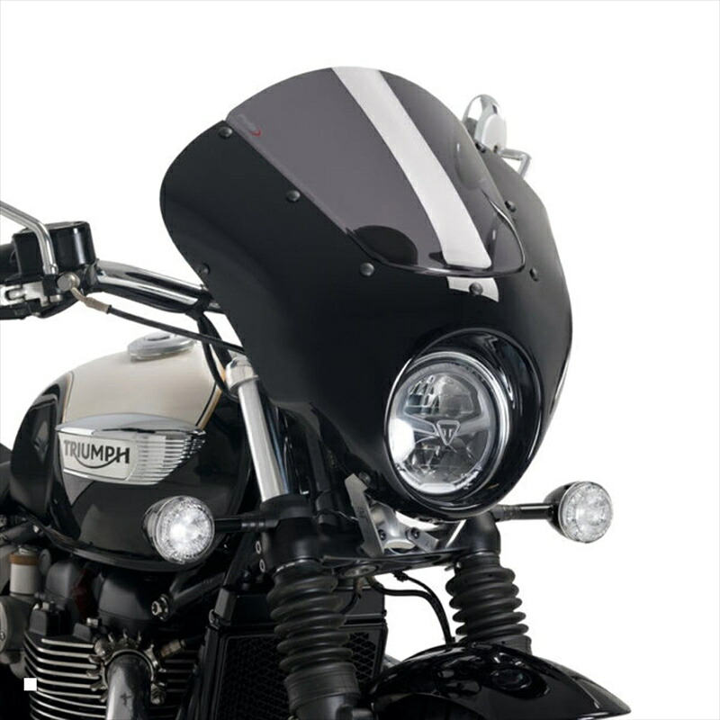 バイクパーツ 外装プーチ セミフェアリング ダークナイト21115F 4571414954709グロスブラック/ダークスモークBONNEVILLE SPEEDMASTER 18-22|バイク用品はとやグループ2号店