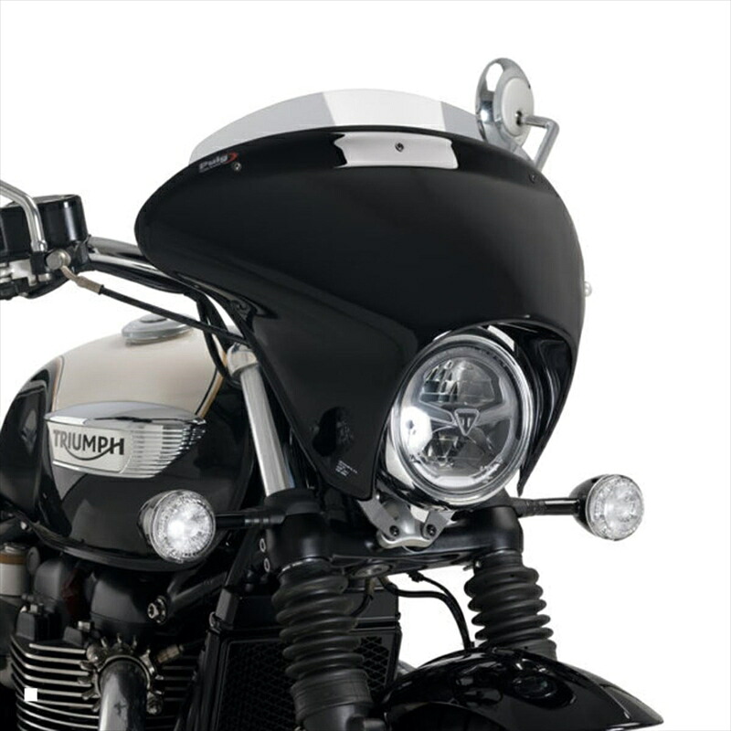 バイクパーツ 外装プーチ ウインドシールド バットウイング SML21116H 4571414954723(SPORT)グロスブラック/スモークBONNEVILLE SPEEDMASTER 18-22|バイク用品はとやグループ2号店