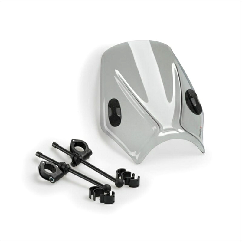 バイクパーツ 外装 プーチ ウインドスクリーンMITO スモーク 20702H 4571415009354 汎用(ネイキッド車両)(WINDSHIELD MITO)