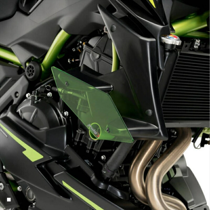 バイクパーツ 外装プーチ ダウンフォースネイキッドスポイラーグリーン20328V 4571415023220Z650 20-21(サイド)|バイク用品はとやグループ2号店