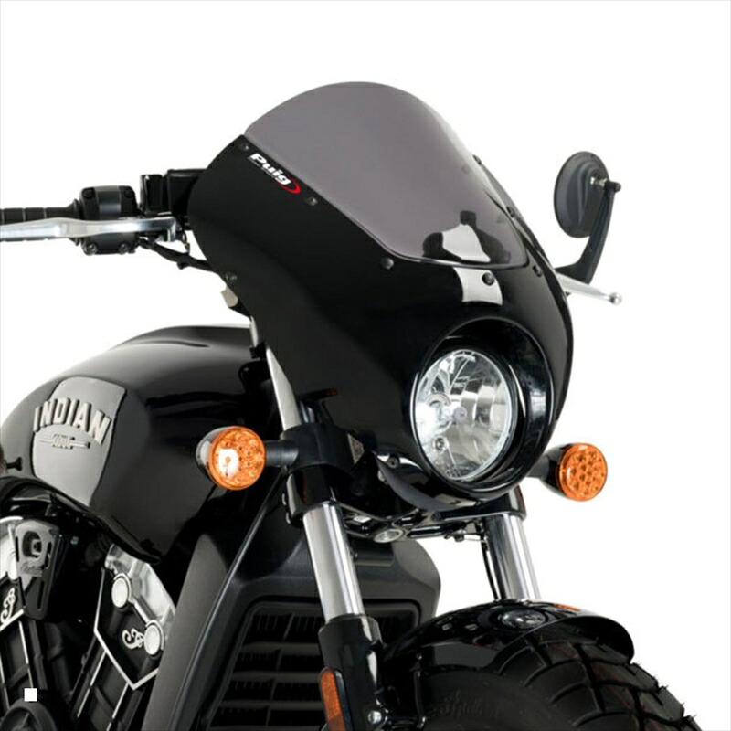 バイクパーツ 外装プーチ セミフェアリング ダークナイト D.スモーク 21107F 4571415025675INDIAN SCOUT BOBBER 18-22｜バイク用品はとやグループ2号店