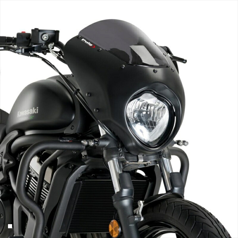 バイクパーツ 外装 プーチ セミフェアリングダークナイト ダークスモーク 21108F 4571415025699 VULCAN S 15-22