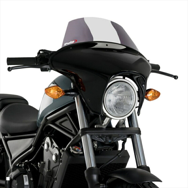 バイクパーツ PUIG(プーチ) ウインドシールド バットウイング SML 21060H 4571415027372 (TOURING) スモーク CMX 500/300/250 REBEL 17-19