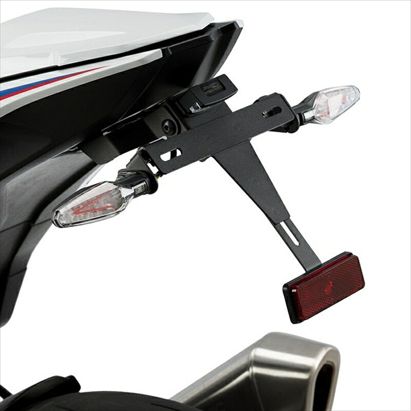 バイクパーツ PUIG(プーチ) ライセンスサポート ブラック・スチール 3705N 4550255351175