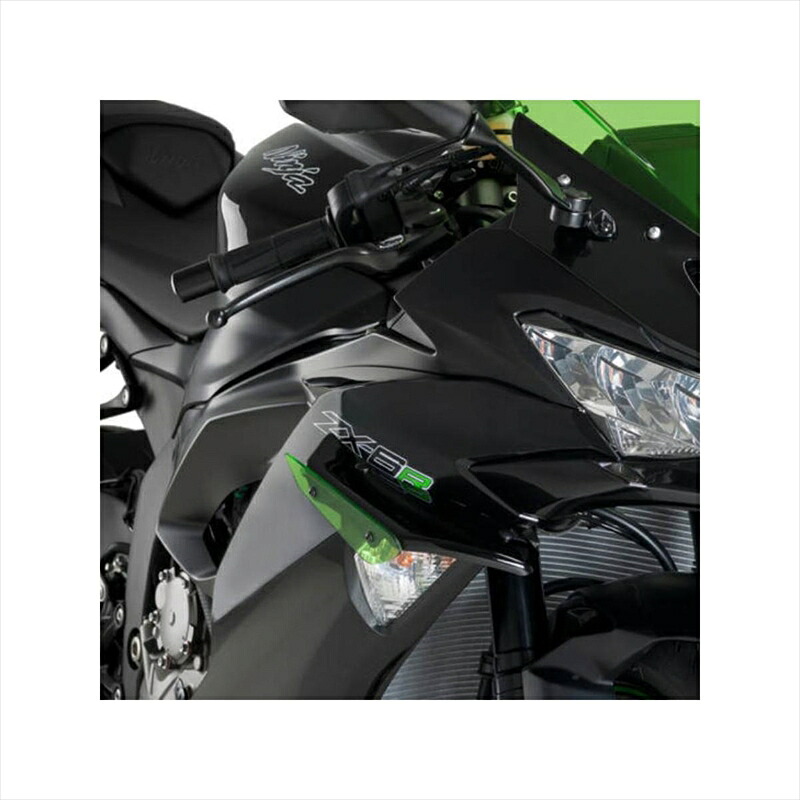バイクパーツ 外装 プーチ サイドダウンフォーススポイラー グリーン 3176V 4550255388126 ZX-6R 636 19-20