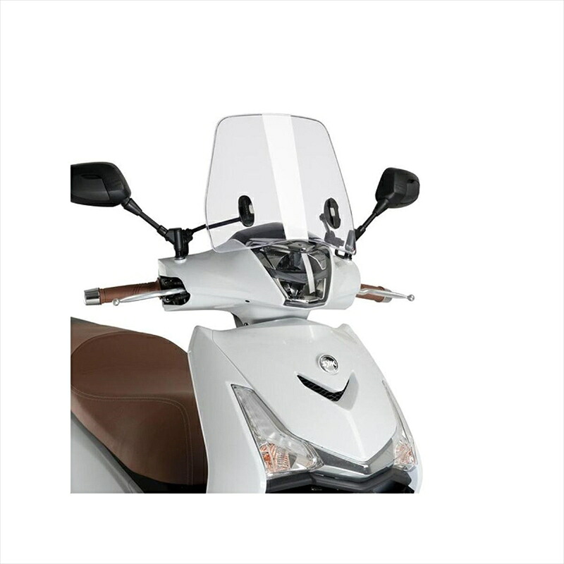 バイクパーツ 外装 プーチ スクーターウインドスクリーンTraficクリア 3685W 4550255408923 SYM HD 300 19-20