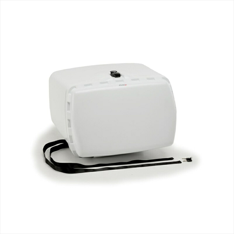 バイクパーツ プーチ MAXI BOX トップケース ホワイト 3659B 4571414951821 汎用 固定用ストラップ、ロック付き
