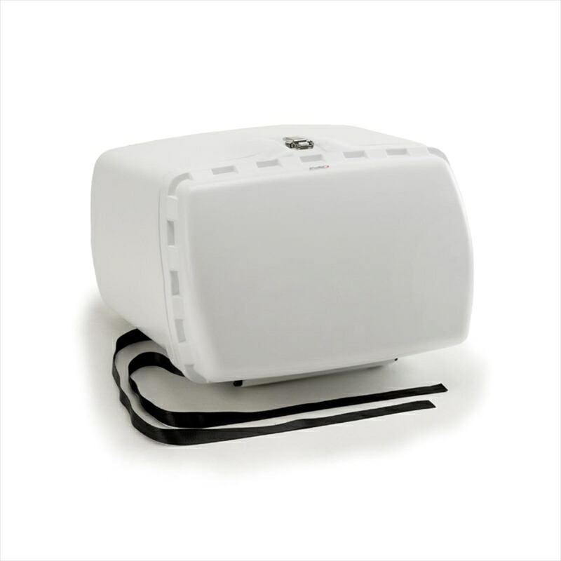 バイクパーツ プーチ MAXI BOX トップケース ホワイト 3660B 4571414951852 汎用 固定用ストラップ付き
