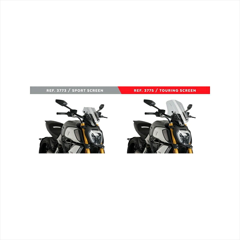 バイクパーツ 外装プーチ ニュージェネレーションNK SPORT 3773H 4571414952972スモーク DIAVEL 1260/S 19-20｜バイク用品はとやグループ2号店