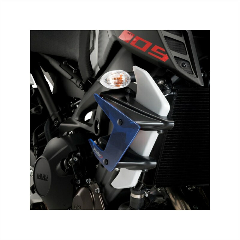 バイクパーツ 外装 プーチ サイドダウンフォースネイキッドスポイラー 20380A 4571414956116 ブルー MT-09/MT-09 SP 17-20/18-20