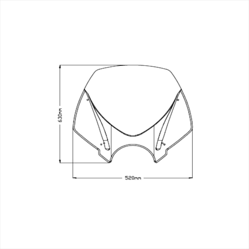 バイクパーツ 外装プーチ ニュージェネレーションNK TOURING 20527F 4571415000801ダークスモークR18 20-21|バイク用品はとやグループ2号店