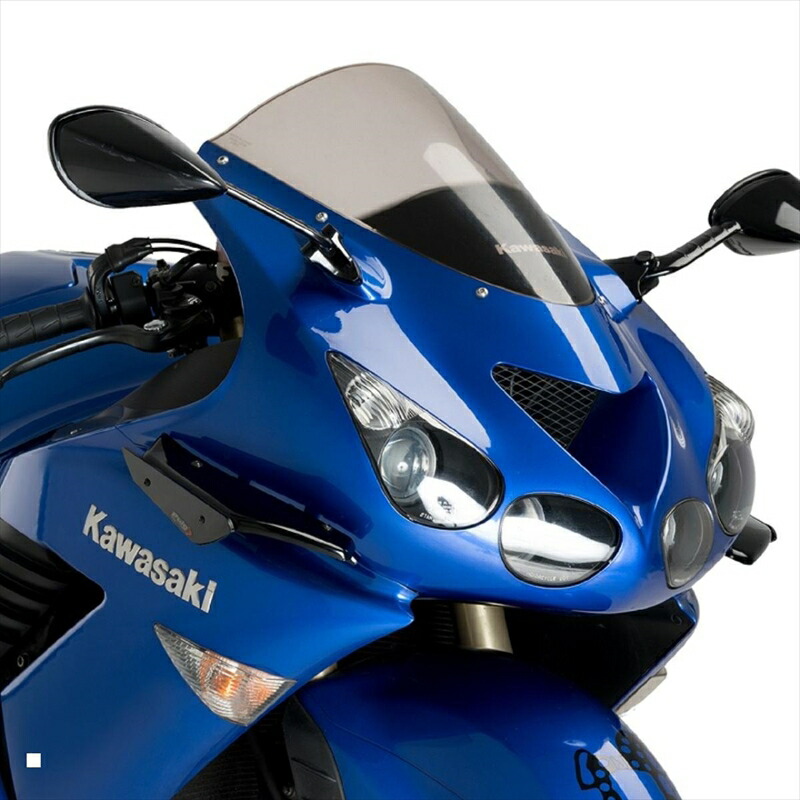 バイクパーツ 外装 プーチ サイドダウンフォーススポイラー ブラック 20569N 4571415001211 ZZR1400 06-12