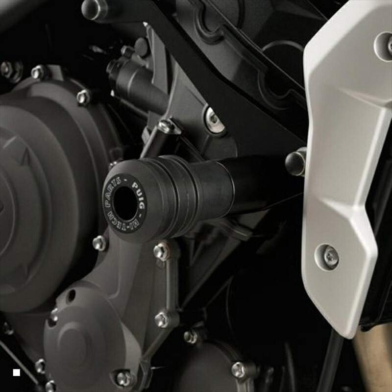 バイクパーツ 外装 プーチ フレームスライダーVintage2.0ブラック 20631N 4571415001242 TRIUMPH TRIDENT660 21-