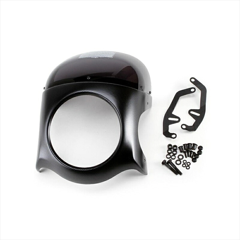 バイクパーツ 外装 プーチ レトロフェアリング Dスモーク/カーボンP 9516F 4550255026158 汎用(ヘッドライト直径 180mmタイプ) 29,606円