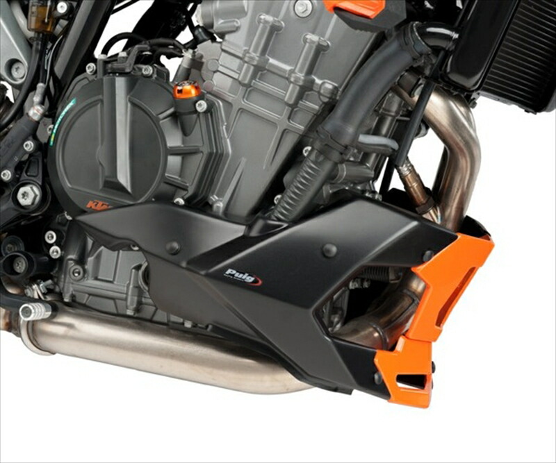 バイクパーツ 外装 プーチ エンジンスポイラー ブラック・ABS 9669J 4550255143732 790DUKE 18-