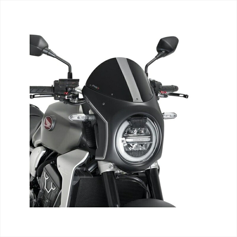 バイクパーツ 外装プーチ レトロフェアリング ブラック/ブラック3133N 4550255190002CB1000R 18-/CB650R 19-｜バイク用品はとやグループ2号店