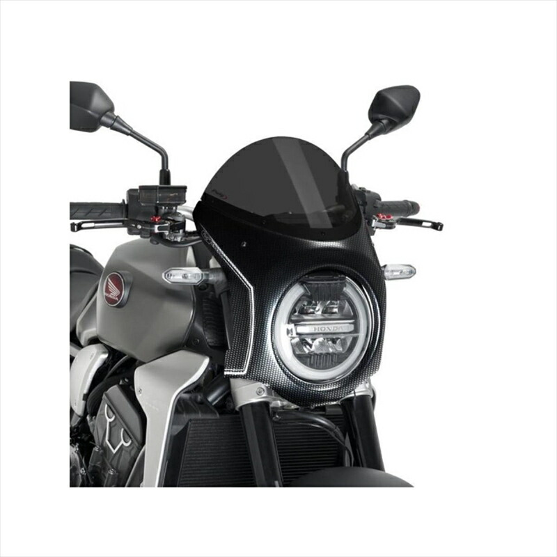 バイクパーツ 外装 プーチ レトロフェアリング D.スモーク/カーボンP 3143F 4550255190026 CB1000R 18-/CB650R 19-