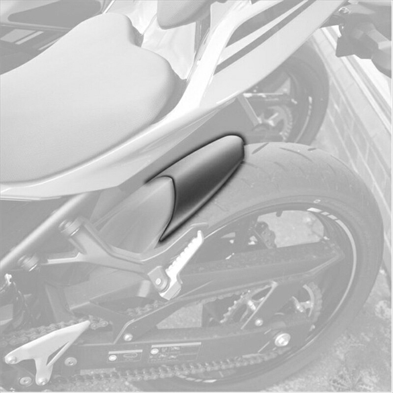 バイクパーツ PUIG(プーチ) エクステンドフェンダー リヤ ブラック 1811J 4550255223021