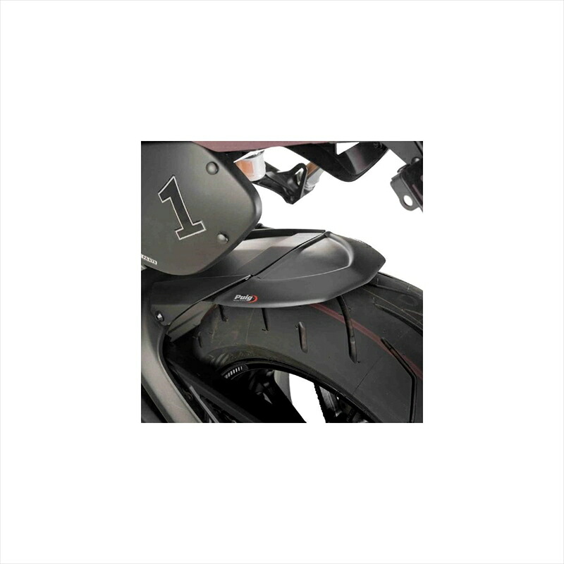 バイクパーツ 外装 プーチ エクステンドフェンダー リヤ ブラック 3515J 4550255223076 VERSYS 1000 12-18