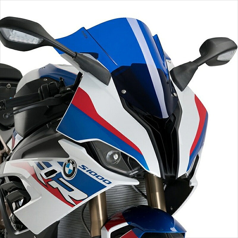バイクパーツ PUIG(プーチ) レーシングスクリーン ブルー 3571A 4550255267667