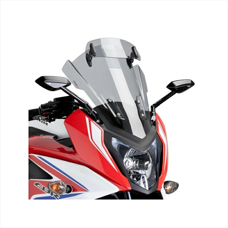 バイクパーツ 外装プーチ ツーリングスクリーンw/バイザー スモーク 7601H 4548916388110CBR650F 14-｜バイク用品はとやグループ2号店
