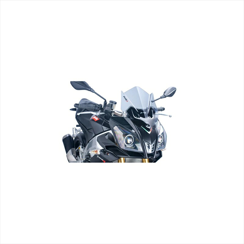 バイクパーツ 外装 プーチ スクリーン レーシング スモーク 5647H 4548916134021 TUONO1000R/V4R 11-13
