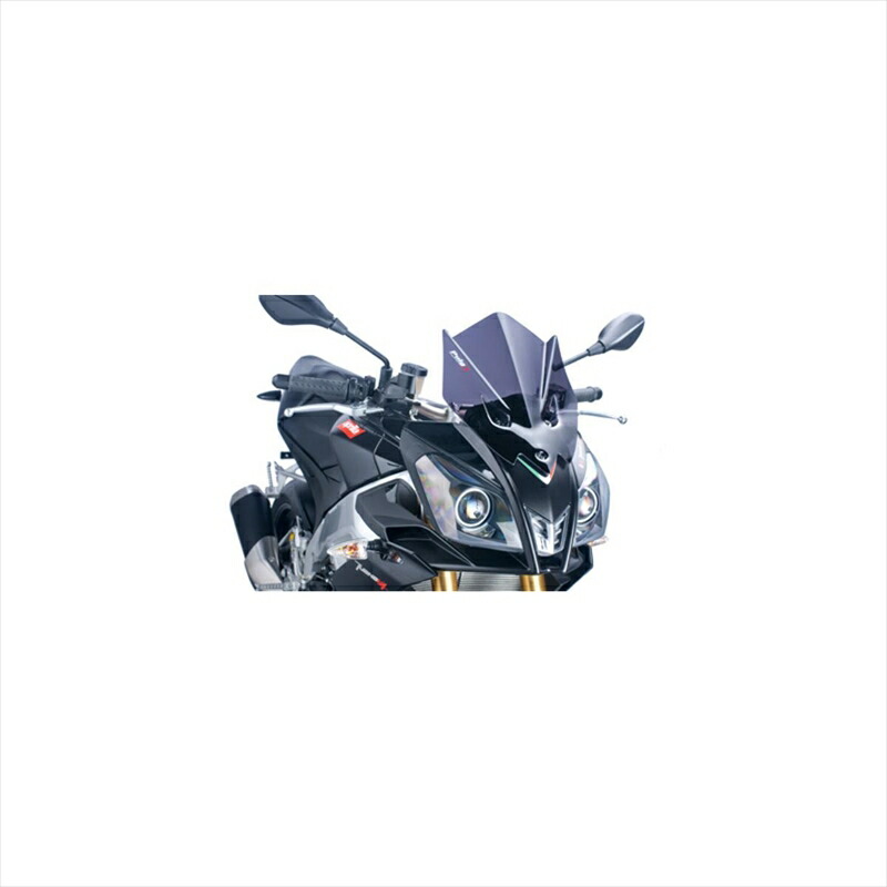 バイクパーツ 外装 プーチ スクリーン レーシング D.スモーク 5647F 4548916137114 TUONO1000R/V4R 11-13
