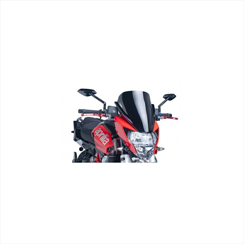 バイクパーツ 外装 プーチ スクリーン レーシング ブラック 5249N 4548664840403 SHIVER750 10-13