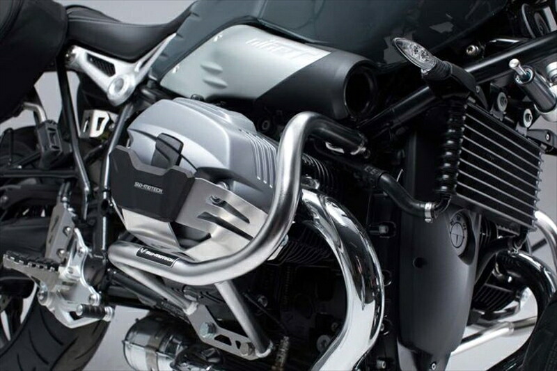 バイク用品 外装 ガード＆スライダーエスダブリューモーテック クラッシュバー(ステンレス) SIL BMW RnineT 14- SCRAMBLER RACER PURE 16SW-MOTECH SBL0751210100 取寄品スーパーセー｜バイク用品はとやグループ2号店