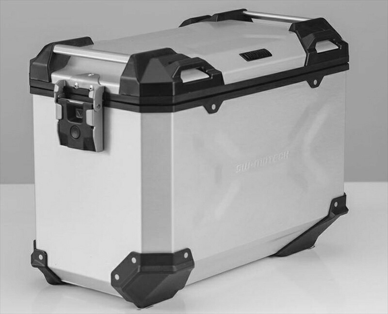 バイク用品 エスダブリューモーテック SWモーテック TRAX ADV Lサイドケース 45L SIL 左 49x28x37cm 5.4kgALK0073310000L/S 4538792867151｜バイク用品はとやグループ2号店