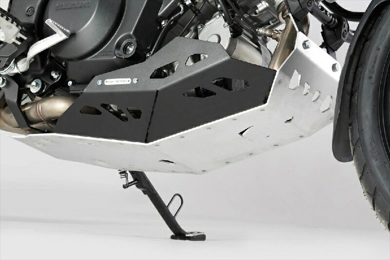 SWモーテック エンジンガードBLK/SIL V-Strom 1000 14(クラッシュバー装着車) 《エスダブリューモーテック MSS0544010000》|バイク用品はとやグループ2号店