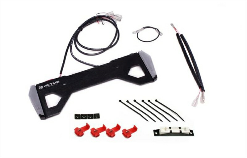 【5日前後で発送】バイク用品 電装系 アクティブ アクティブ LED ナンバーサイドウインカー コンパクト スモークレンズ 30100079 4538792892009