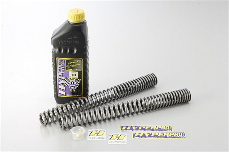バイク用品 サスペンション ローダウンHYPERPRO ハイパープロ フロントスプリング HARLEY TOURING FLH 06-08(カウル無)22092460 4538792757247|バイク用品はとやグループ2号店