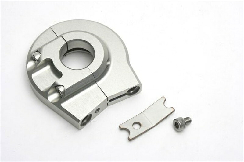 バイク用品 吸気系 エンジンACTIVE アクティブ アルミスロットルホルダー ラージ SIL ［TYPE-EVO2］1060357 4538792838564｜バイク用品はとやグループ2号店