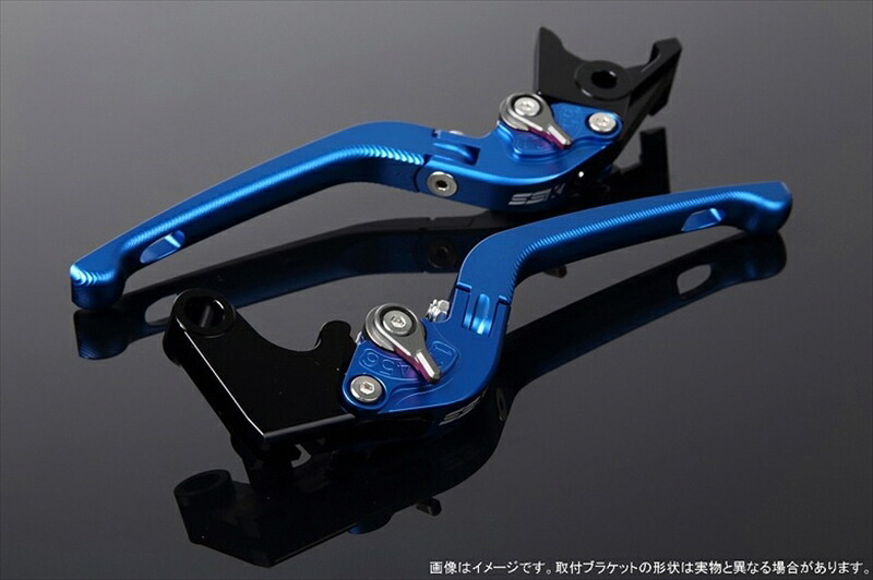 ハンドル エスエスケイ スピードラ アジャストレバー 3D可倒式 Mブルー/Mチタン モンスター 696 09-13 モンスター 796 11-13 LVDM056BE-TM 4589995219872 取寄品|バイク用品はとやグループ2号店