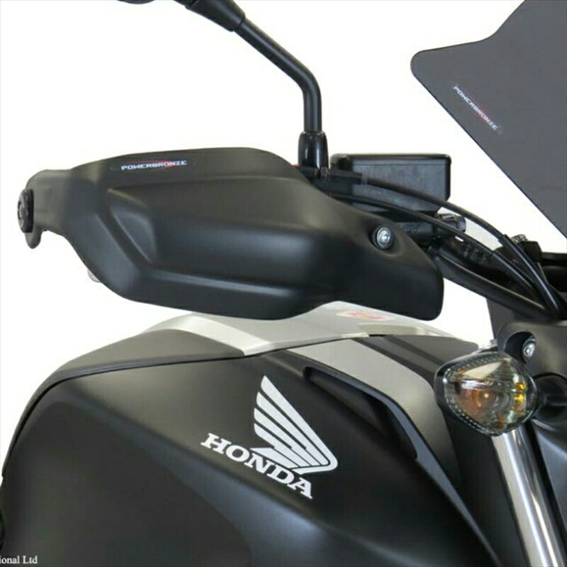 バイクパーツ POWER BRONZE(パワーブロンズ) ハンドガードキット マットブラック 380-H123-070 4550255874940