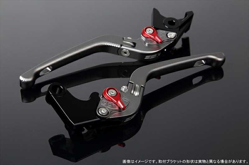 【5日前後で発送】 ハンドル エスエスケイ スピードラ アジャストレバー 3D可倒式 Mチタン/Mレッド NMAX LVDG032TM-RD 4580540683797 取寄品|バイク用品はとやグループ2号店