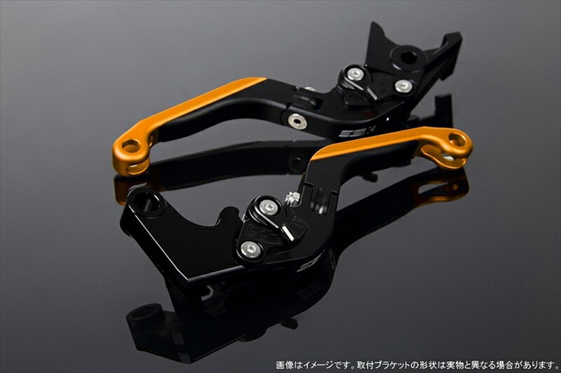 【5日前後で発送】 ハンドル エスエスケイ スピードラ アジャストレバー 可倒延長式 Mブラック/Mブラック/MゴールドPCX JF28 JF56 PCX150 KF12/18 LVGM001BK-BKGD 4580540568414 取寄品