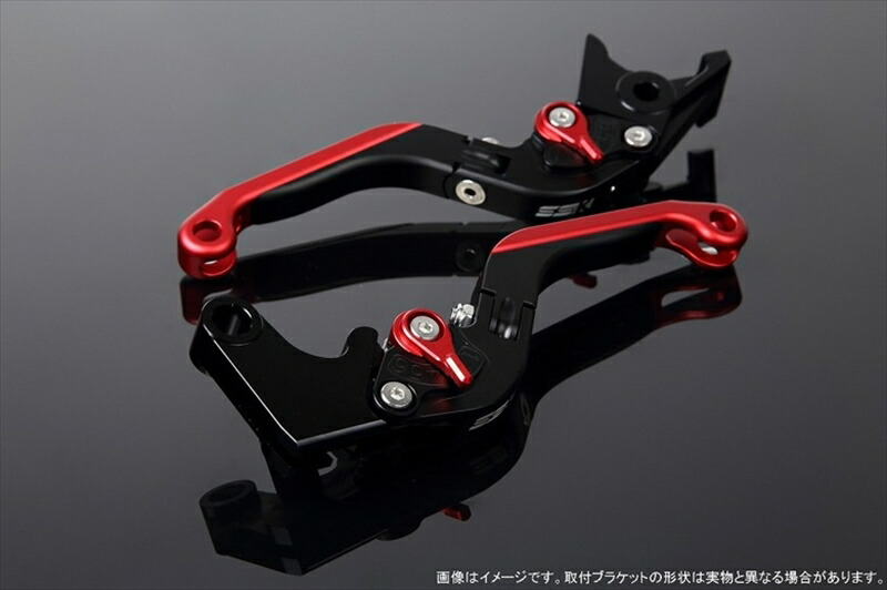 【5日前後で発送】 ハンドル エスエスケイ スピードラ アジャストレバー 可倒延長式 Mブラック/Mレッド/MレッドPCX JF28 JF56 PCX150 KF12/18 LVGM001BK-RDRD 4580540568711 取寄品 11,482円