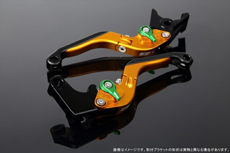 【5日前後で発送】 ハンドル エスエスケイ スピードラ アジャストレバー 可倒延長式 Mゴールド/Mグリーン/MブラックPCX JF28 JF56 PCX150 KF12/18 LVGM001GD-GNBK 4580540569305 取寄品