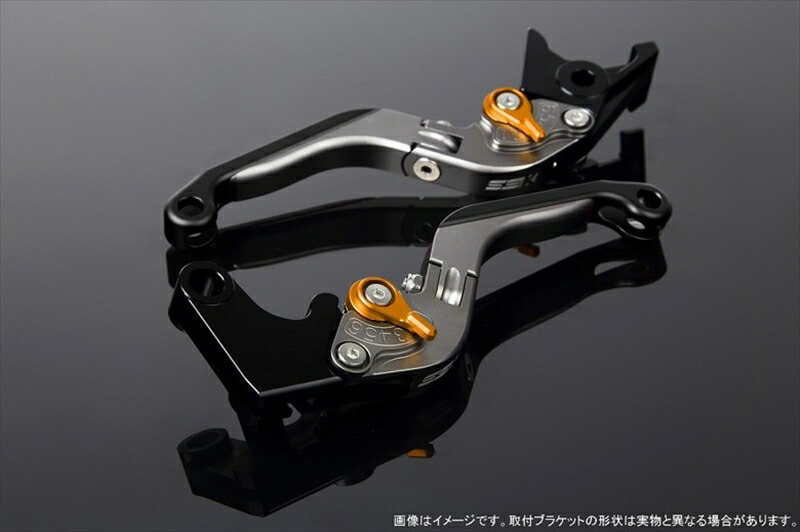 【5日前後で発送】 ハンドル エスエスケイ スピードラ アジャストレバー 可倒延長式 Mチタン/Mゴールド/Mブラック PCX JF28 JF56 PCX150 KF12/18 LVGM001TM-GDBK 4580540569510 取寄品