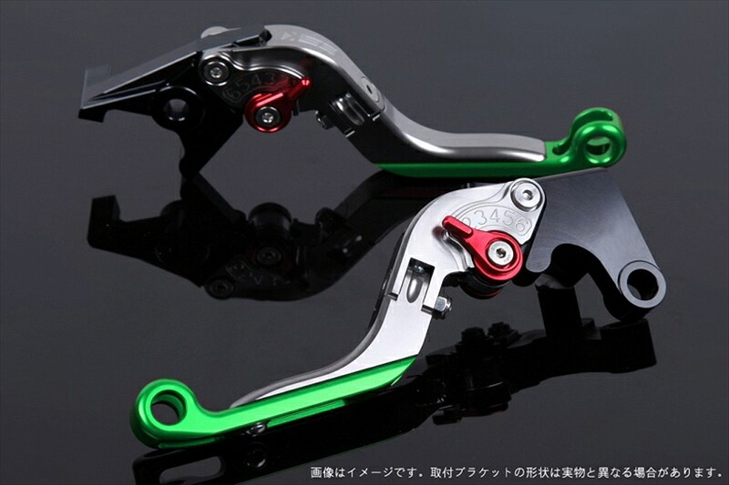 【5日前後で発送】 ハンドル エスエスケイ スピードラ アジャストレバー 可倒延長式 チタン/レッド/グリーンTMAX500 SJ08J 08-11 TMAX530 SJ12J 12-16 YA0406056-RDGN 4589995397044 取寄品
