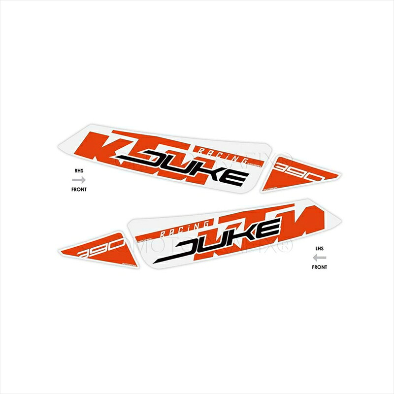 バイクパーツ アクセサリー モトグラフィックス REAR BODY PAD MT-RKTM03WO 4580041249690 390 Duke(17-23)