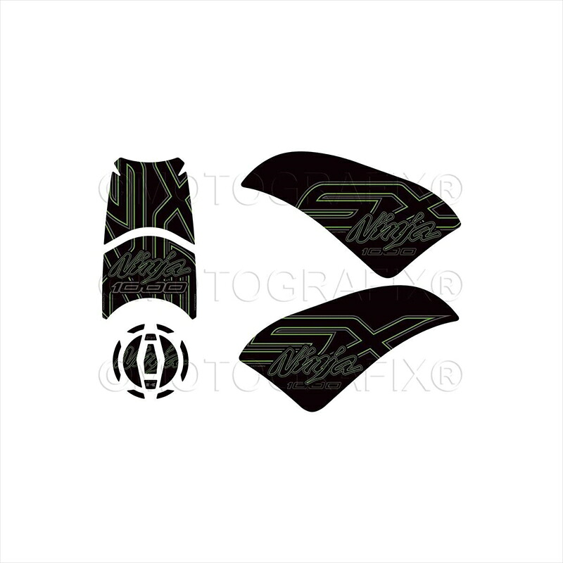 バイクパーツ アクセサリー モトグラフィックス KNEE BODY PAD MT-KK023KG 4580041249256 Ninja1000SX(20-22)