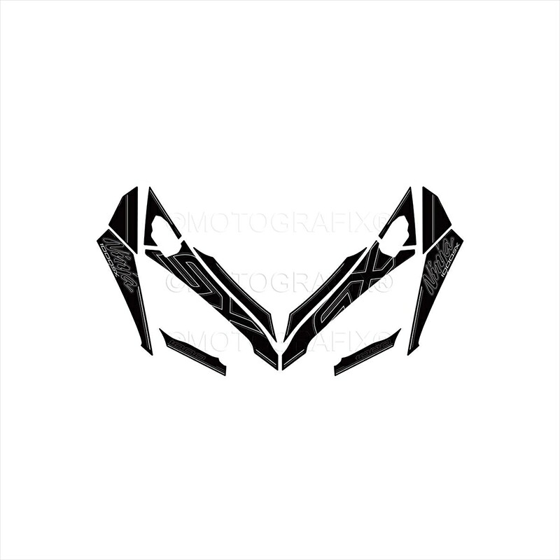 バイクパーツ アクセサリー モトグラフィックス FRONT BODY PAD MT-NK024KSE 4580041249348 Ninja1000SX(20/21)
