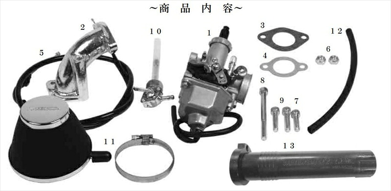 バイクパーツ SP TAKEGAWA(スペシャルパーツタケガワ) ビッグキャブキット PD22/ 03-05-0008 4514162287699